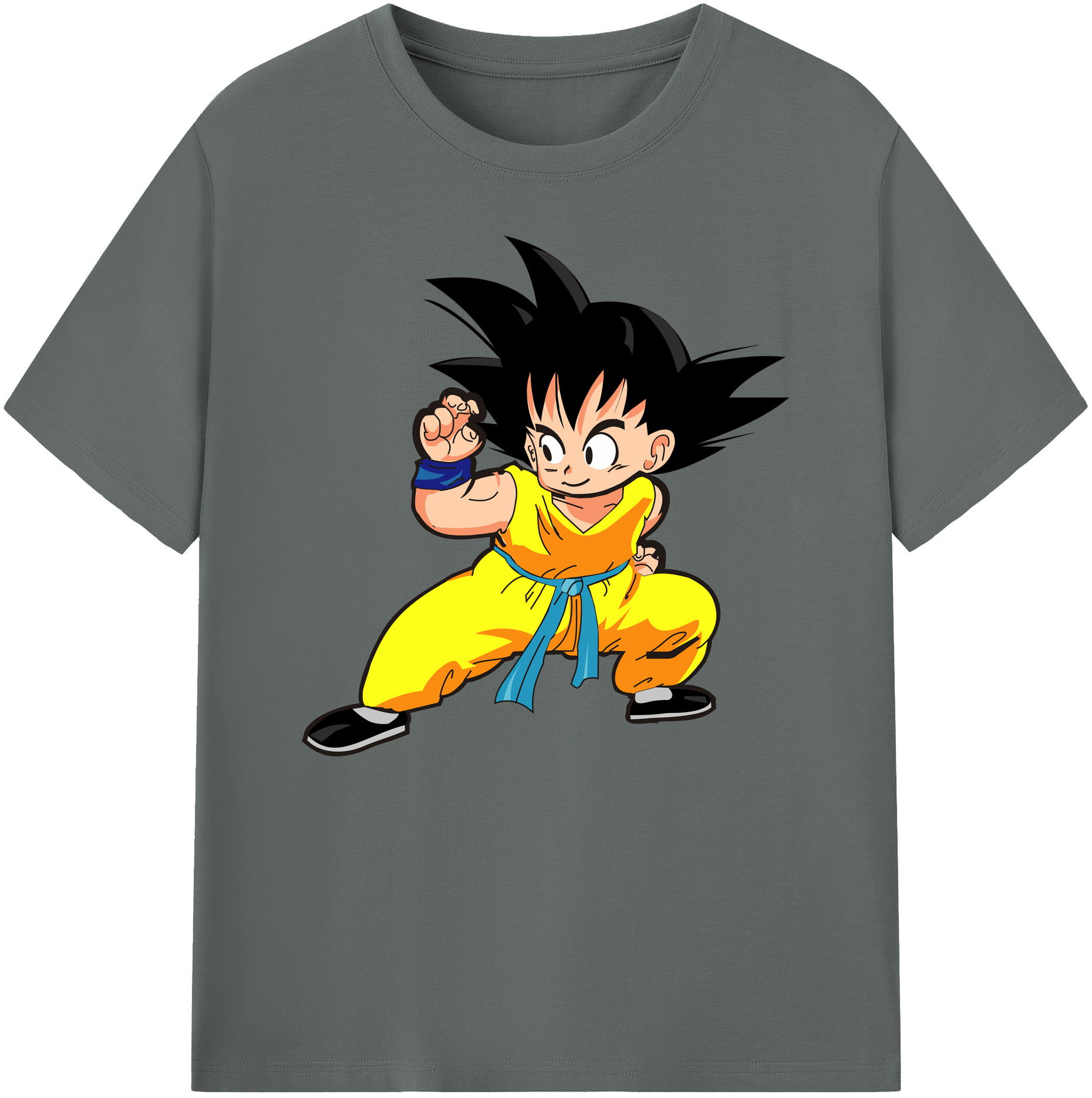 （画像用） ドラゴンボール 孫悟空（そん ごくう）Son Goku カカロット DRAGON BALL Kakarotto 綿100％ メンズ半袖Tシャツ｜肌触りやわらか＆通気性